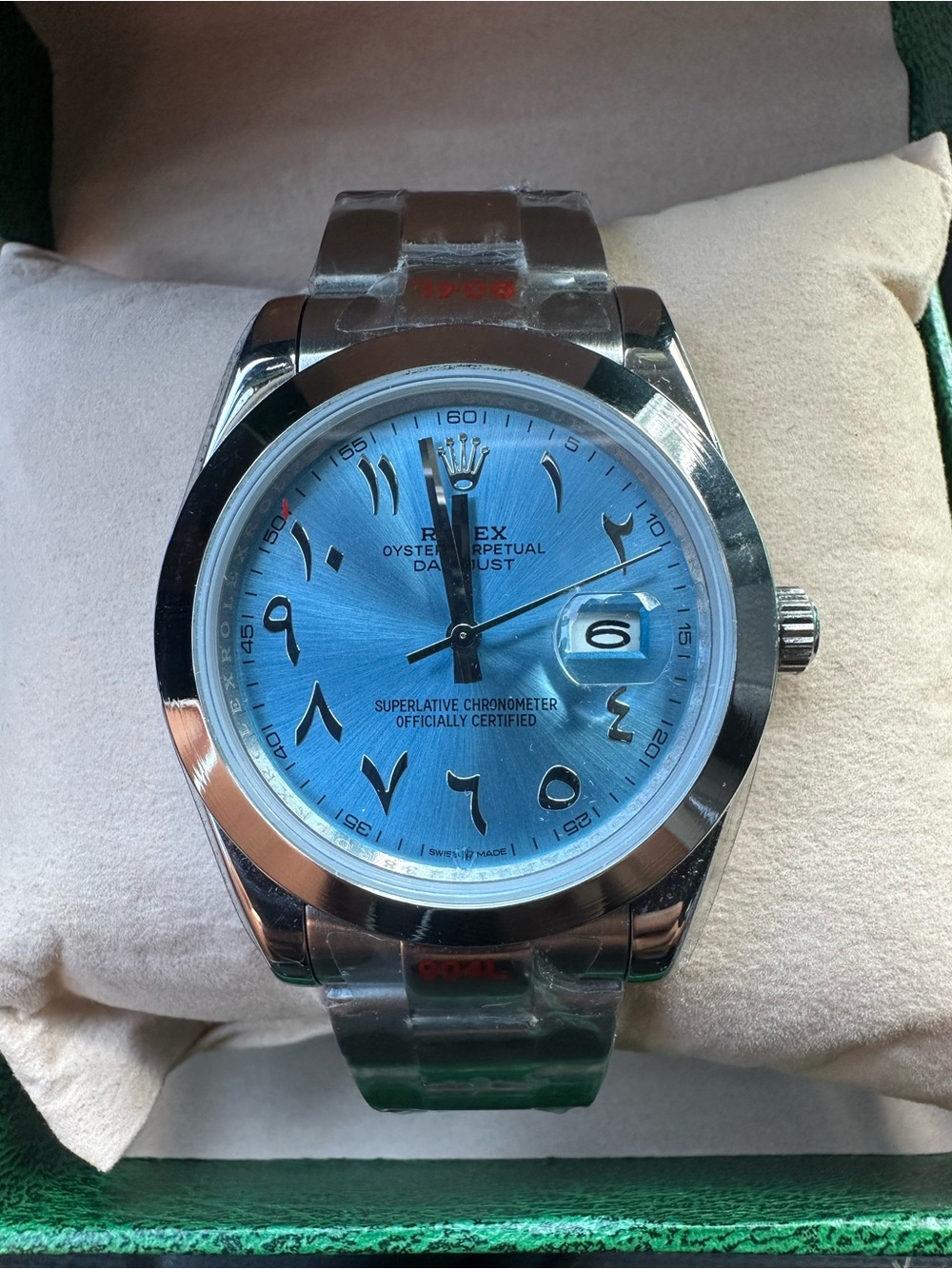 Oyster Perpetual Datejust Men’s Watch - Arabic Blue Dial